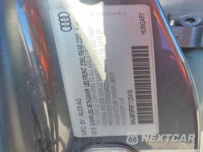 Zdjęcie 14 z 14 samochodu: 2015 AUDI A3 PREMIUM VIN:WAUBFGFF6F1125418 - miniatura