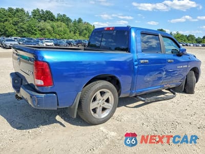 Trzecie zdjęcie samochodu z tyłu: 2011 DODGE RAM 1500 VIN:1D7RV1CT9BS575487 - miniatura