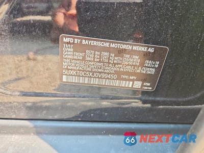 Zdjęcie 13 z 13 samochodu: 2018 BMW X5 XDR40E VIN:5UXKT0C5XJ0V99450 - miniatura