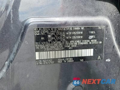 Zdjęcie 12 z 12 samochodu: 2017 TOYOTA RAV4 PLATINUM VIN:2T3DFREV5HW642391 - miniatura