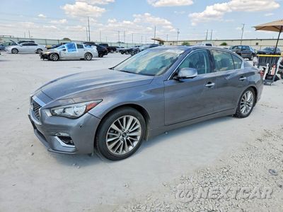 2021 INFINITI Q50 LUXE JN1EV7BP3MM707511 - główne zdjęcie licytacji z USA - miniatura