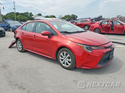 Czwarte zdjęcie samochodu z boku: 2021 TOYOTA COROLLA LE VIN:5YFEPMAE8MP249600 - miniatura