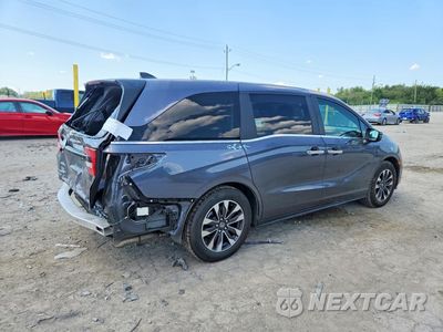 Trzecie zdjęcie samochodu z tyłu: 2024 HONDA ODYSSEY EXL VIN:5FNRL6H62RB062590 - miniatura