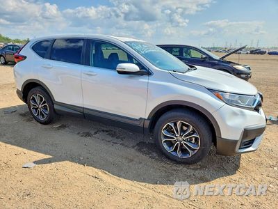 Czwarte zdjęcie samochodu z boku: 2021 HONDA CR-V EX VIN:5J6RW2H51ML014585 - miniatura