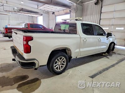 Trzecie zdjęcie samochodu z tyłu: 2021 CHEVROLET SILVERADO K1500 LT VIN:1GCPYJEKXMZ414136 - miniatura