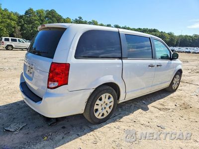 Trzecie zdjęcie samochodu z tyłu: 2020 DODGE GRAND CARAVAN SE VIN:2C4RDGBG0LR221879 - miniatura