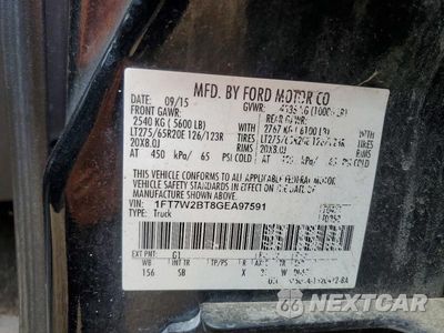 Zdjęcie 12 z 12 samochodu: 2016 FORD F250 SUPER DUTY VIN:1FT7W2BT8GEA97591 - miniatura