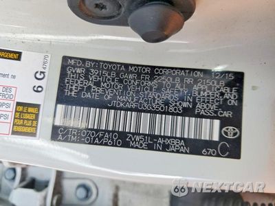 Zdjęcie 13 z 13 samochodu: 2016 TOYOTA PRIUS TWO ECO VIN:JTDKARFU3G3501803 - miniatura