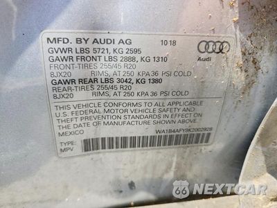 Zdjęcie 13 z 13 samochodu: 2019 AUDI SQ5 PREMIUM PLUS VIN:WA1B4AFY9K2002928 - miniatura