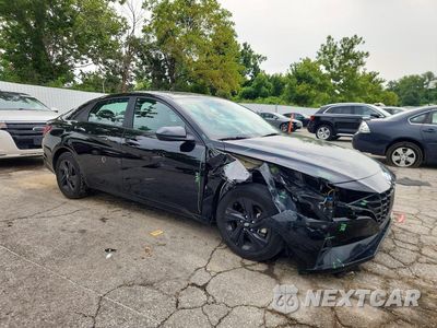 Czwarte zdjęcie samochodu z boku: 2023 HYUNDAI ELANTRA SEL VIN:KMHLM4AG6PU617986 - miniatura