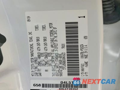 Zdjęcie 12 z 12 samochodu: 2025 TOYOTA TUNDRA SR5 VIN:5TFLA5AB6SX041623 - miniatura