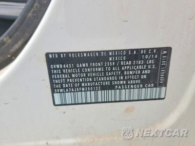 Zdjęcie 12 z 12 samochodu: 2015 VOLKSWAGEN JETTA TDI VIN:3VWLA7AJ5FM250122 - miniatura
