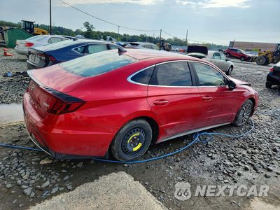 Trzecie zdjęcie samochodu z tyłu: 2020 HYUNDAI SONATA HYBRID SEL VIN:KMHL34JJ7LA015706 - miniatura