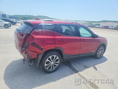 Trzecie zdjęcie samochodu z tyłu: 2020 GMC TERRAIN SLT VIN:3GKALPEV8LL258402 - miniatura