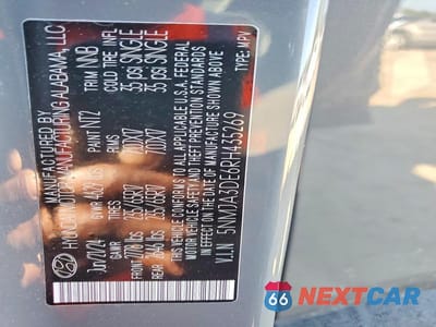 Zdjęcie 13 z 13 samochodu: 2024 HYUNDAI TUCSON SE VIN:5NMJA3DE6RH435269 - miniatura