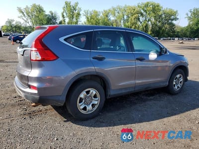 Trzecie zdjęcie samochodu z tyłu: 2016 HONDA CR-V LX VIN:2HKRM4H32GH601019 - miniatura