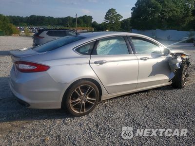Trzecie zdjęcie samochodu z tyłu: 2014 FORD FUSION TITANIUM VIN:3FA6P0K97ER375737 - miniatura