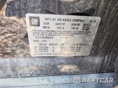 Zdjęcie 13 z 13 samochodu: 2019 CHEVROLET TRAX 1LT VIN:KL7CJLSB7KB883318 - miniatura