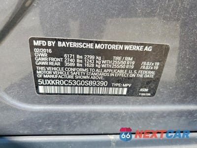 Zdjęcie 13 z 13 samochodu: 2016 BMW X5 XDRIVE35I VIN:5UXKR0C53G0S89390 - miniatura