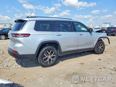 Trzecie zdjęcie samochodu z tyłu: 2023 JEEP GRAND CHEROKEE L LIMITED VIN:1C4RJKBG2P8830730 - miniatura