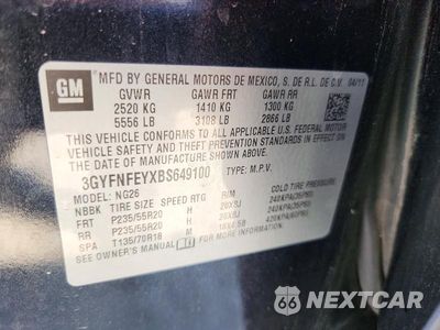 Zdjęcie 12 z 12 samochodu: 2011 CADILLAC SRX PREMIUM COLLECTION VIN:3GYFNFEYXBS649100 - miniatura