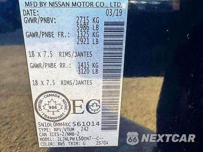 Zdjęcie 15 z 15 samochodu: 2019 INFINITI QX60 PURE VIN:5N1DL0MM4KC561014 - miniatura