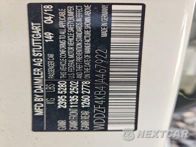 Zdjęcie 13 z 13 samochodu: 2018 MERCEDES-BENZ E 300 4MATIC VIN:WDDZF4KB4JA467922 - miniatura