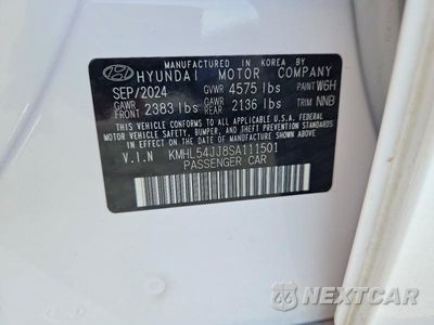 Zdjęcie 12 z 12 samochodu: 2025 HYUNDAI SONATA HYBRID LIMITED VIN:KMHL54JJ8SA111501 - miniatura