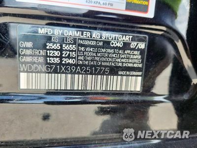 Zdjęcie 12 z 12 samochodu: 2009 MERCEDES-BENZ S 550 VIN:WDDNG71X39A251775 - miniatura
