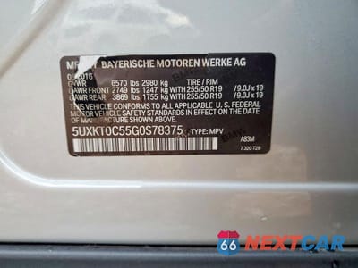 Zdjęcie 13 z 13 samochodu: 2016 BMW X5 XDR40E VIN:5UXKT0C55G0S78375 - miniatura