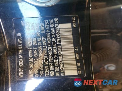 Zdjęcie 12 z 12 samochodu: 2018 HONDA CIVIC SPORT VIN:SHHFK7H40JU208756 - miniatura
