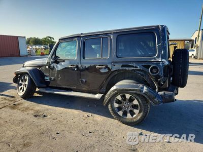 Drugie zdjęcie samochodu z przodu: 2018 JEEP WRANGLER UNLIMITED SAHARA VIN:1C4HJXEG1JW121827 - miniatura