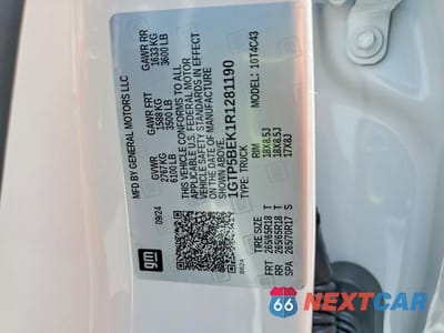 Zdjęcie 12 z 12 samochodu: 2024 GMC CANYON ELEVATION VIN:1GTP5BEK1R1281190 - miniatura