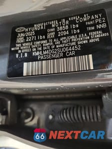 Zdjęcie 12 z 12 samochodu: 2025 HYUNDAI ELANTRA SEL SPORT VIN:KMHLM4DG2SU064452 - miniatura
