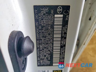 Zdjęcie 12 z 12 samochodu: 2019 TOYOTA PRIUS LE VIN:JTDKARFUXK3085239 - miniatura