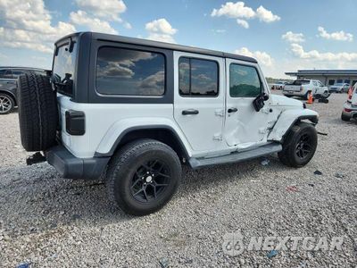 Trzecie zdjęcie samochodu z tyłu: 2019 JEEP WRANGLER UNLIMITED SAHARA VIN:1C4HJXEN3KW600279 - miniatura