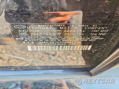 Zdjęcie 12 z 12 samochodu: 2025 HYUNDAI SONATA SEL VIN:KMHL64JA3SA442158 - miniatura