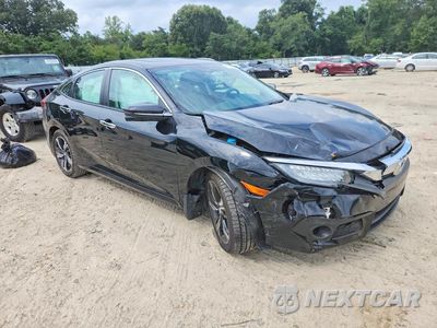 Czwarte zdjęcie samochodu z boku: 2016 HONDA CIVIC TOURING VIN:19XFC1F90GE036656 - miniatura