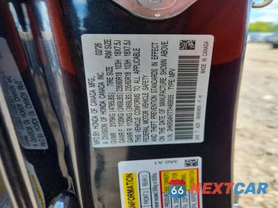 Zdjęcie 14 z 14 samochodu: 2026 HONDA CR-V EXL VIN:2HKRS4H77TH469555 - miniatura