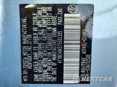Zdjęcie 13 z 13 samochodu: 2007 TOYOTA CAMRY LE VIN:4T1BE46K57U565305 - miniatura