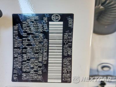 Zdjęcie 12 z 12 samochodu: 2019 TOYOTA CAMRY LE VIN:4T1B31HK1KU509758 - miniatura