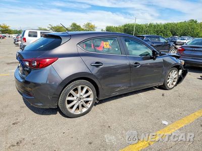Trzecie zdjęcie samochodu z tyłu: 2017 MAZDA 3 TOURING VIN:3MZBN1L72HM126276 - miniatura