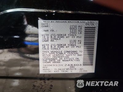 Zdjęcie 14 z 14 samochodu: 2026 NISSAN PATHFINDER SL VIN:5N1DR3CE3TC248404 - miniatura