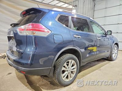 Trzecie zdjęcie samochodu z tyłu: 2016 NISSAN ROGUE SV VIN:KNMAT2MV4GP642400 - miniatura