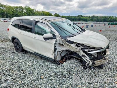 Czwarte zdjęcie samochodu z boku: 2018 HONDA PILOT EXL VIN:5FNYF5H50JB017382 - miniatura