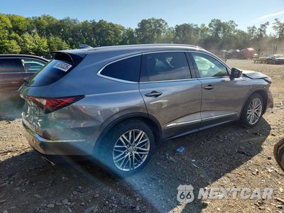 Trzecie zdjęcie samochodu z tyłu: 2023 ACURA MDX ADVANCE VIN:5J8YE1H8XPL016110 - miniatura