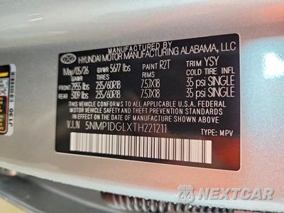 Zdjęcie 14 z 14 samochodu: 2026 HYUNDAI SANTA FE SE VIN:5NMP1DGLXTH221211 - miniatura