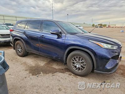 Czwarte zdjęcie samochodu z boku: 2020 TOYOTA HIGHLANDER L VIN:5TDCZRBH1LS037005 - miniatura