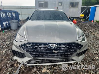 Piąte zdjęcie samochodu w środku: 2023 HYUNDAI SONATA N LINE VIN:KMHL14JCXPA251182 - miniatura