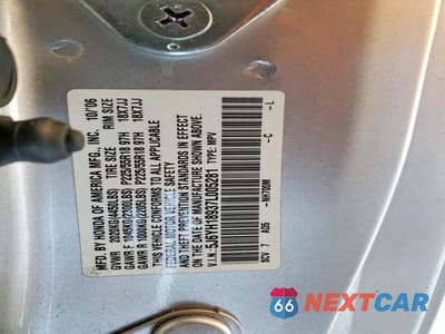 Zdjęcie 13 z 13 samochodu: 2007 HONDA ELEMENT SC VIN:5J6YH18937L005281 - miniatura